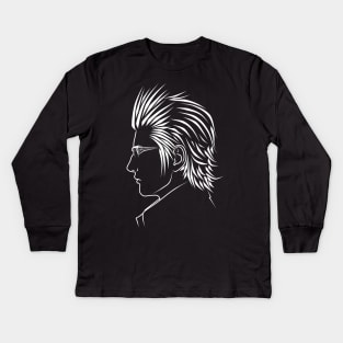 Ignis Scientia - Dark Kids Long Sleeve T-Shirt